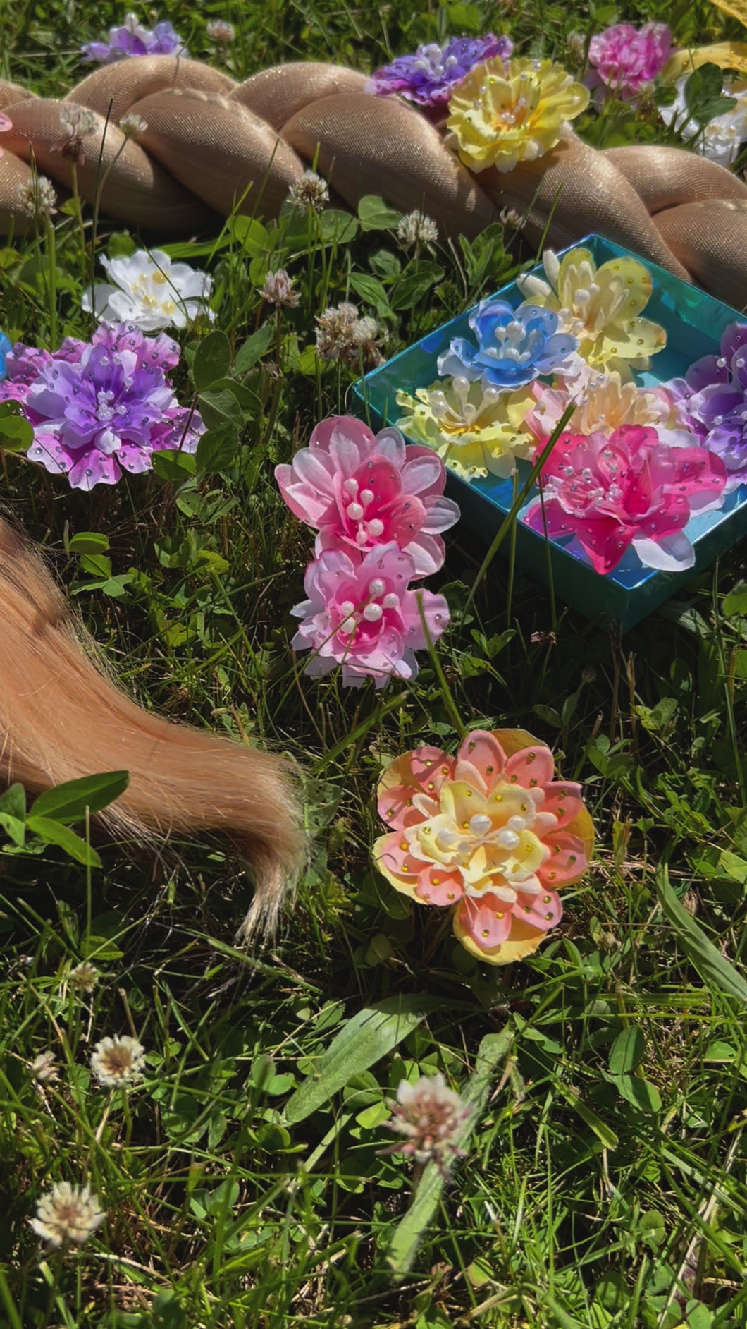 Rapunzel Hair Flowers